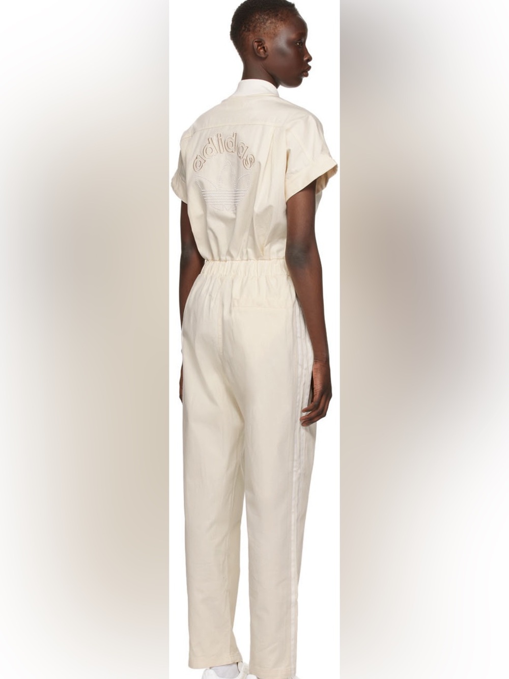🌻adidas large Jumpsuit decorative back